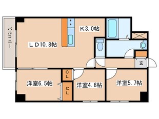 MODENA近代美術館の物件間取画像